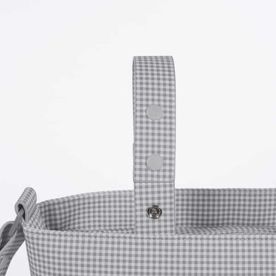 Pasito a Pasito Diaper Bag-Changing Mat Shoulder/Handbag Gray 37x24x13cm