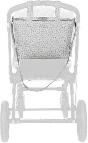 Pasito a Pasito Diaper Bag-Changing Mat Shoulder/Handbag Gray 37x24x13cm