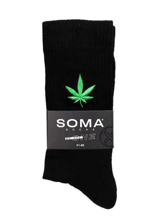 Soma Ανδρικές Κάλτσες Μαύρο