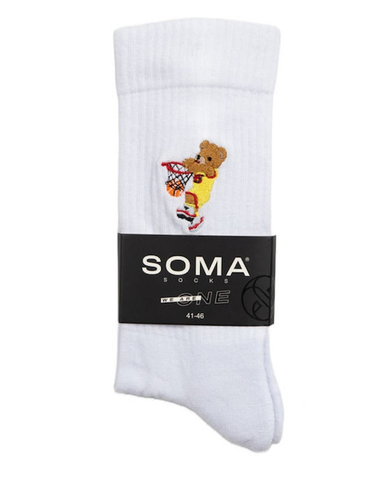 Soma Ανδρικές Κάλτσες Άσπρο