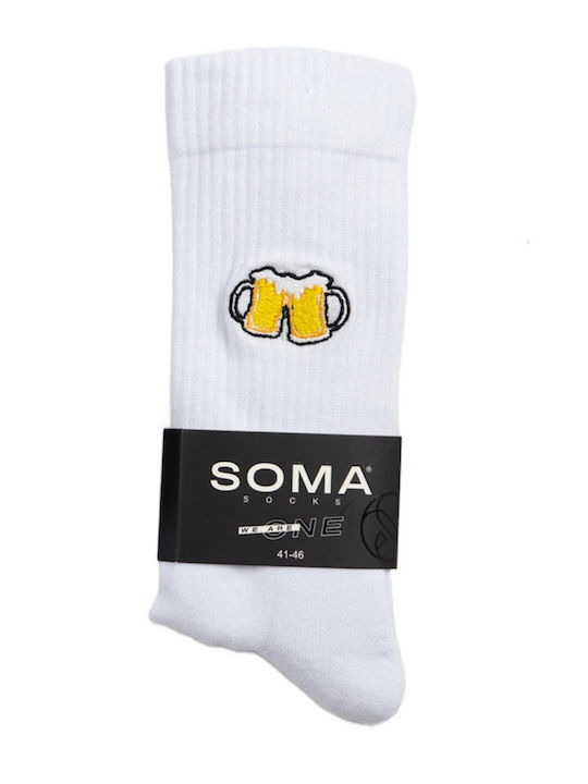 Soma Herren Socken Weiß