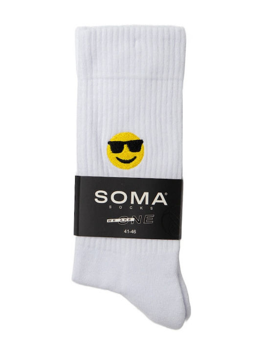 Soma Ανδρικές Κάλτσες Άσπρο