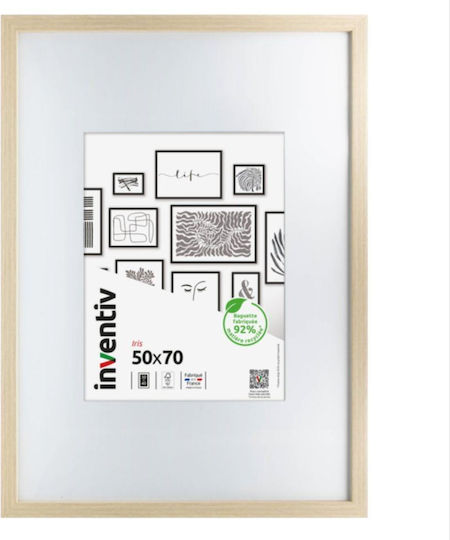 Rama Foto Cu Cadru Bej Din Plastic 50x70 Rama Foto Cu Cadru Bej Din Plastic 50x70