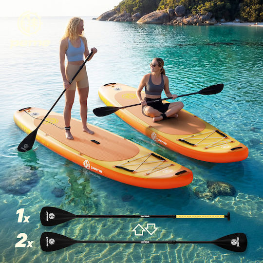 Peme Hydro Aufblasbare SUP Board mit Länge 3.2m Heller Sonnenschein