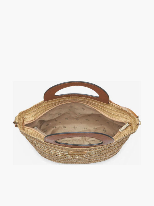 Rattan Gestrickte Damenhandtasche Handtasche Beiges
