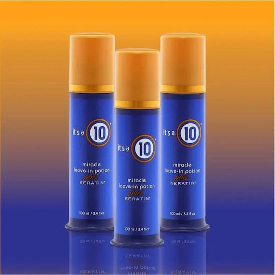It's A 10 Plus Кератин Miracle Leave-in Potion 88.7 Ml Блясък Омекотяващ Leave-in Кондиционер За Коса