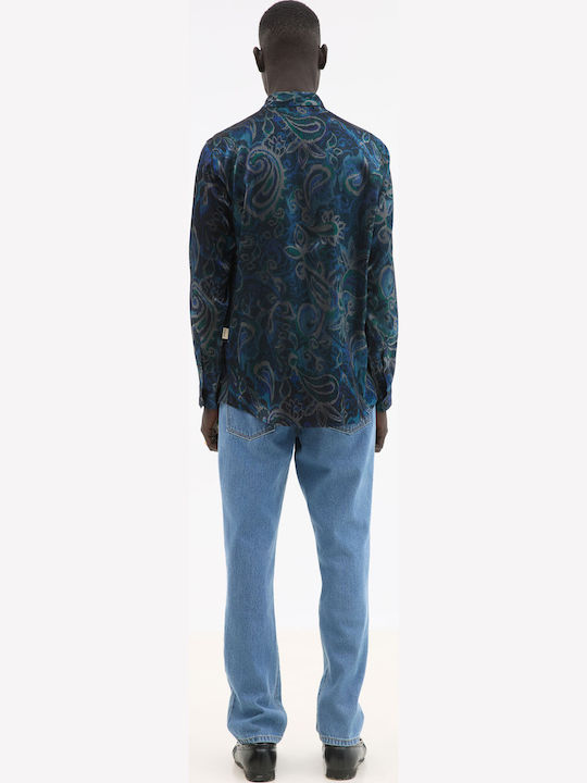Long Sleeve Blue Shirt