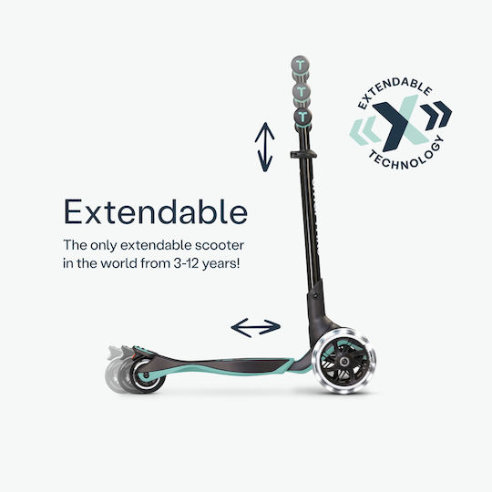 SmarTrike Παιδικό Πατίνι Αναδιπλούμενο Xtend Ride-on Τετράτροχο με Κάθισμα Light Green 2401308