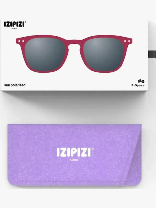 Izipizi Πεταλούδα Παιδικά Γυαλιά Ηλίου με Polarized Φακό Κόκκινα για 3-5 Ετών