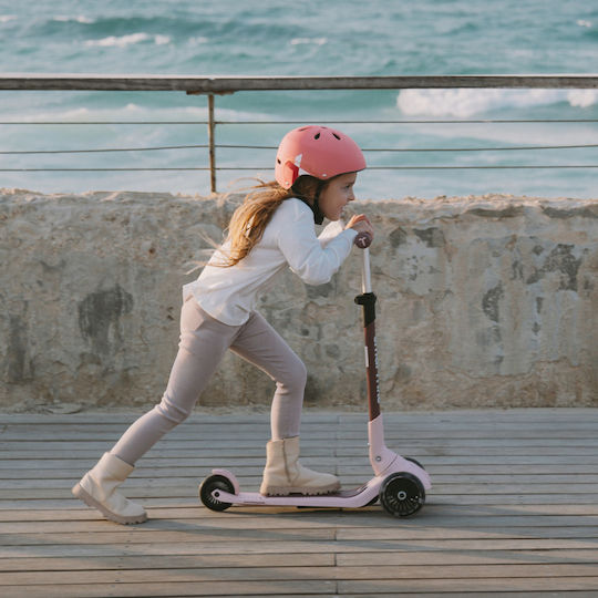 SmarTrike Παιδικό Πατίνι Αναδιπλούμενο Xtend LED Mini+ Τρίτροχο με Κάθισμα για 2+ Ετών Ροζ