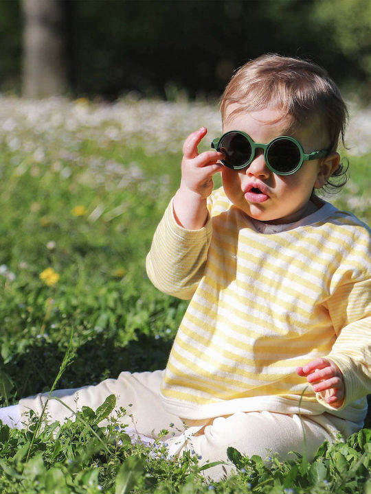 Olivio & Co Klassische Runde Kinder-Sonnenbrillen Grüne für 0-18 Monate