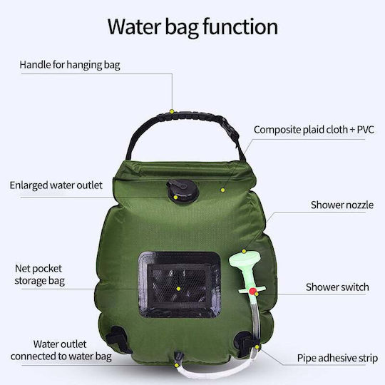 Solar Shower for Camping 20lt