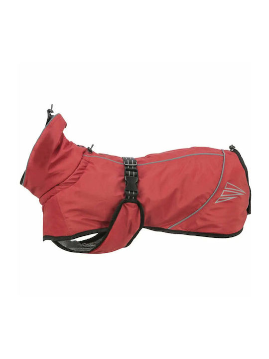 Trixie Dog Coat Waterproof Windproof Red Small with Back Length 35 cm