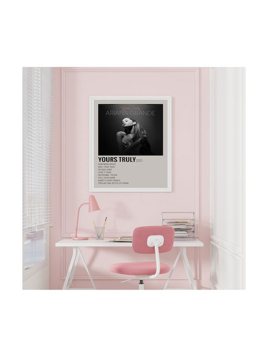 Music Poster Yours Truly Ariana Grande Ms739 21cm X 30cm Λευκό Κάδρο Pvc