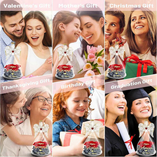 Подарък Вечна Червена Роза Стъклен Купол Agelon