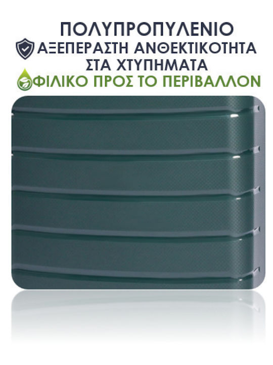 Lavor Hard Olive Green Suitcases Max Height 75cm With 4 Wheels