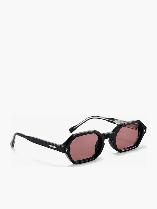 Red Raven Jackie Unisex Γυαλιά Ηλίου με Μαύρο Σκελετό και Καφέ Φακό 0000183280