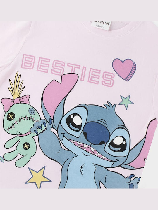 Kids Short-Sleeved Blouse Pink
