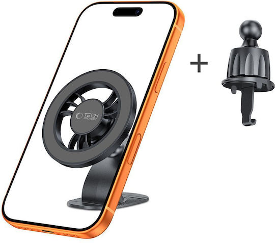 Tech-Protect N56 & Vent Car Mount Βάση Κινητού Αυτοκινήτου με Μαγνήτη Μαύρη