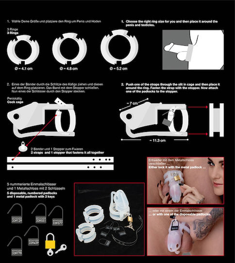 You2Toys Клетка За Пенис В Прозрачен Цвят 15 Бройки