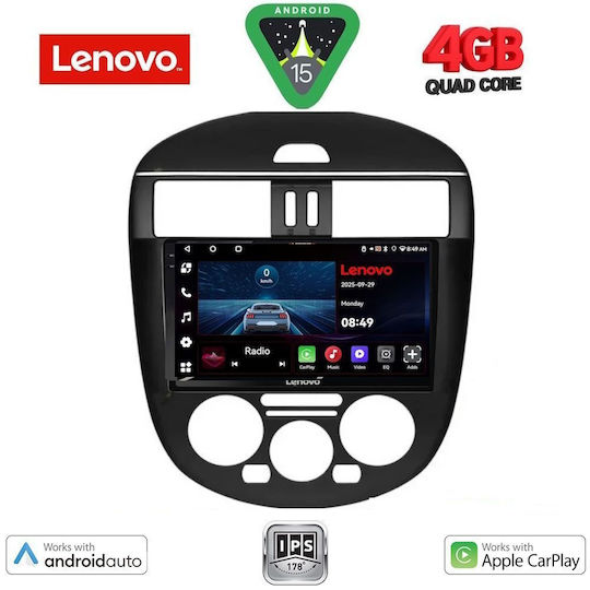 Digital IQ Car Audio System for Nissan Tiida 2013-2023 with A/C Bluetooth USB AUX WiFi GPS Apple CarPlay Android Auto with 9" Touch Screen