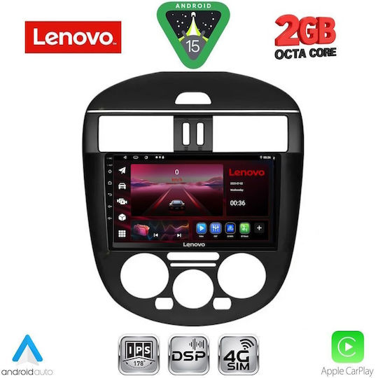 Digital IQ Car Audio System for Nissan Tiida 2013-2023 with A/C Bluetooth USB AUX WiFi GPS Apple CarPlay Android Auto with 9" Touch Screen