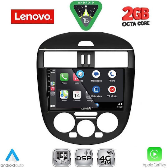 Digital IQ Car Audio System for Nissan Tiida 2013-2023 with A/C Bluetooth USB AUX WiFi GPS Apple CarPlay Android Auto with 9" Touch Screen