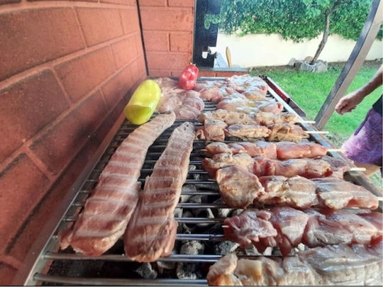 Inox Grill Rack Nonstick with Legs