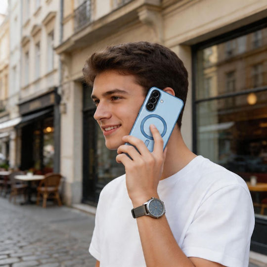 Tech-Protect Magflex Rückseite Umschlag aus Silikon Himmelblau für Galaxy A57