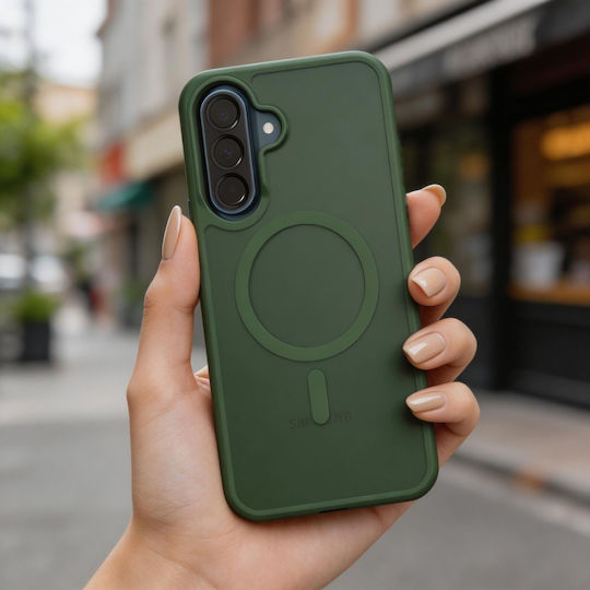Tech-Protect Magmat Silicone Plastic Green Back Cover Galaxy A36 A37