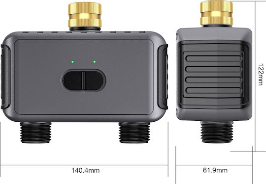 Inhocon Battery Irrigation Programmer 2 Outputs with Wi-Fi