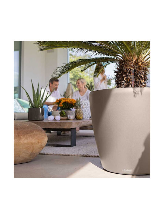 Lechuza Classico Self-Watering Flower Pot Sand Brown 50x50x46cm