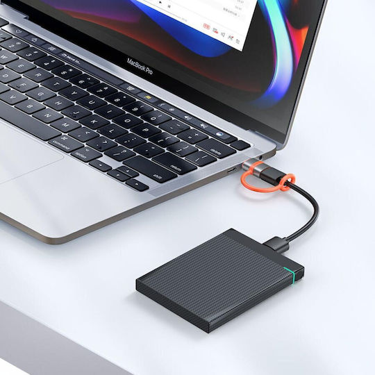 Mcdodo USB-A към USB-C адаптер Черен
