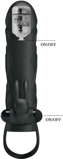 Pretty Love Vibrating Silicone Sleeve 14 Cm