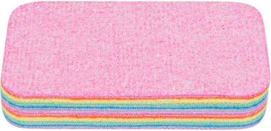 Multilayer Mikrofaser-Küchenschwämme Regenbogen Doly Magic Fiber