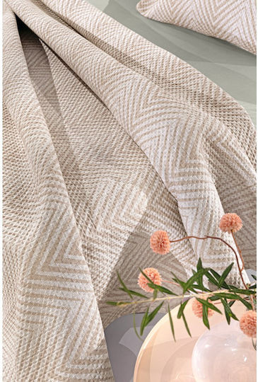 Guy Laroche Vera Vera Σετ Κουβερλί King Size από Πολυεστέρα Natural 250x240cm 2τμχ