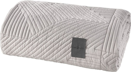 Guy Laroche Ziana Set Coverlets Semi-Double Made of Polyester Tobacco 180x240cm 2 Pieces