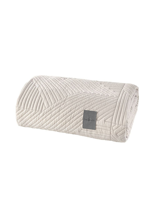 Guy Laroche Ziana Set Cuvertură Pat Semi-dublu Din Poliester Natural 180x240cm 2 Bucăți