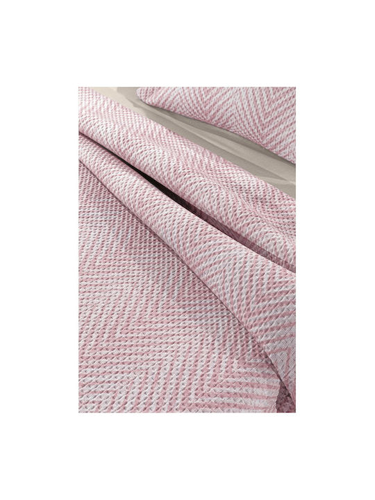 Guy Laroche Vera Vera Tagesdecken Halbdoppel aus Polyester Pudra 180x240cm 2Stücke