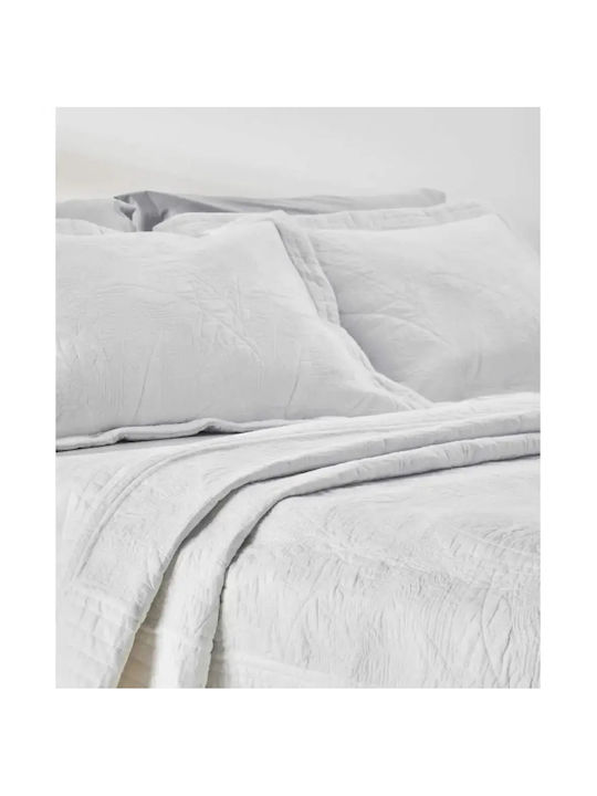 Kentia Set Coverlets King Size Cotton White 260x250cm 3 Pieces