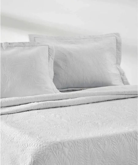 Kentia Maldive Tagesdecken Kingsize Weiß 260x250cm 3Stücke