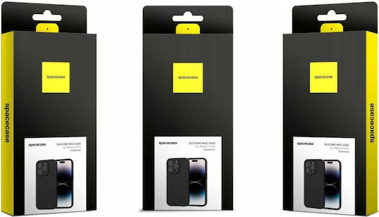 Spacecase Силиконова Задна Корица Черна (iPhone 14 Pro)