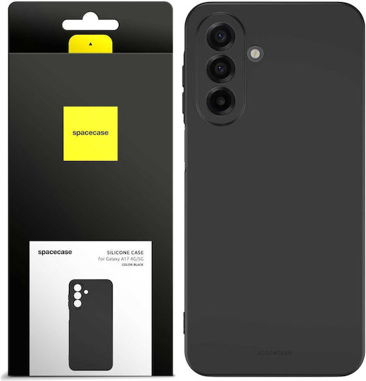 Spacecase Husă Back Cover Din Silicon Neagră (Galaxy A17)