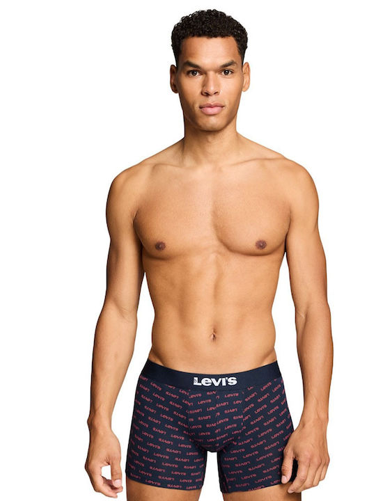 Мъжки Боксерки Navy/Червени 2Pack