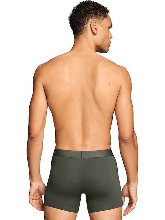 Herren Boxershorts Khaki 3er Pack