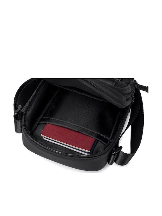 Herren Schulter / Crossbody Tasche Grau
