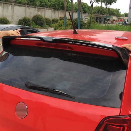 Carro 232997 Roof Spoiler Otr Style Volkswagen Polo 2011-2017 Glossy Black