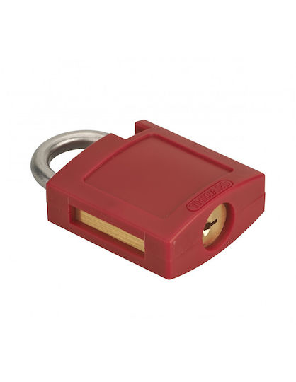 Plastic Padlock Cover Lockout Mach3 40 mm Red Thirard 00084714