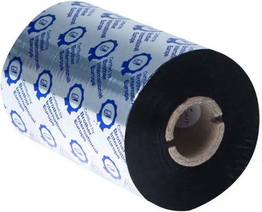 Brother Standard Wax Black 110mm X 600m Pk 6