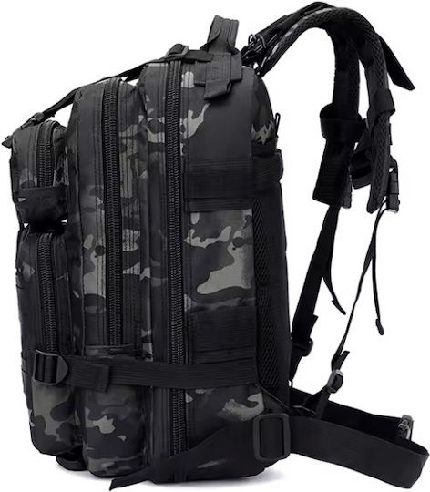 Militärrucksack Schwarz 30lt
